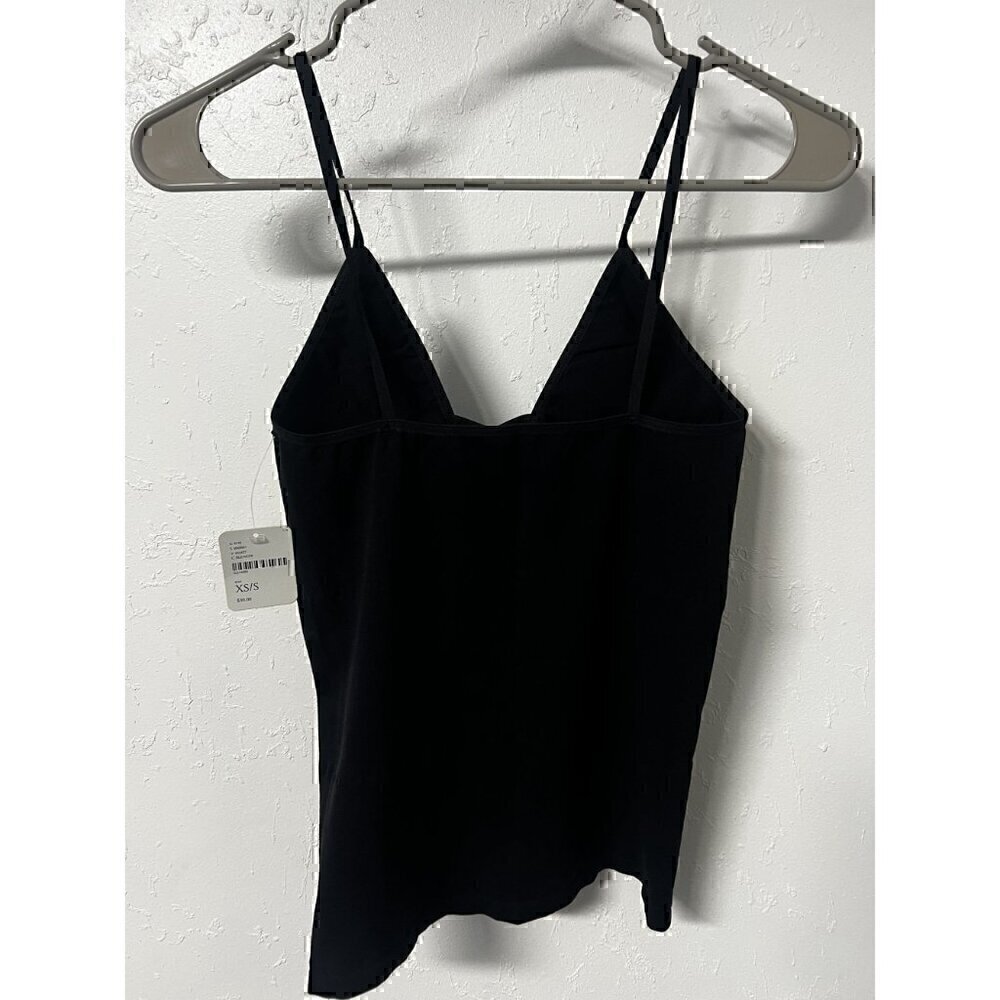 FREE PEOPLE BUNDLE BASIC, GRAY BODYSUIT PULLOVER, BLACK SPAGHETTI TANK BLACK, XS - Picture 5 of 7